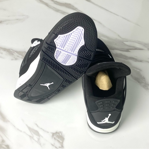 Men's Mid-top Casual Sneakers Shoes -Jordan 4 Retro "White Thunder” - Picture 9 of 10